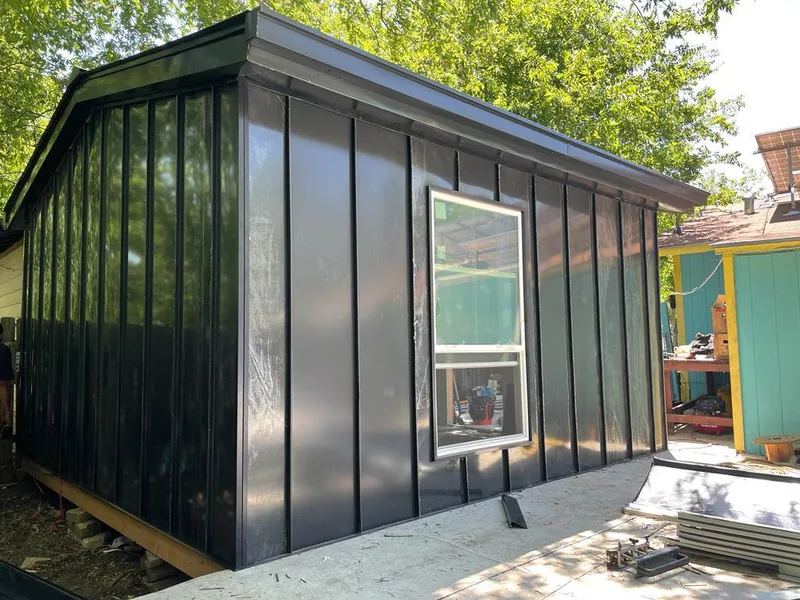 Black standing seam metal wall panels for Roof Inspection in Bennington